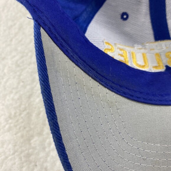 St. Louis Blues Hat Blue NHL Logo 7 Athletic Adjustable Snapback Embroidered - Picture 9 of 12